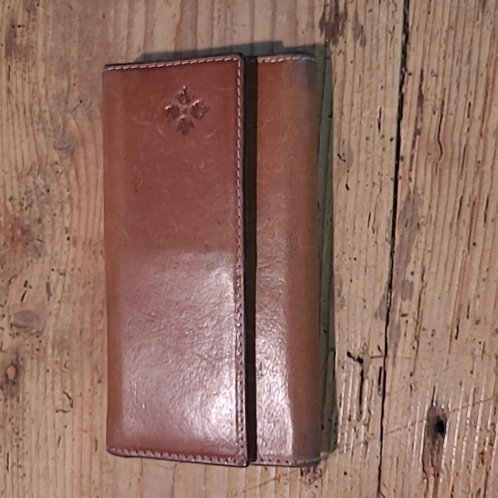 Patricia Nash Wallet Billfold Italian Leather